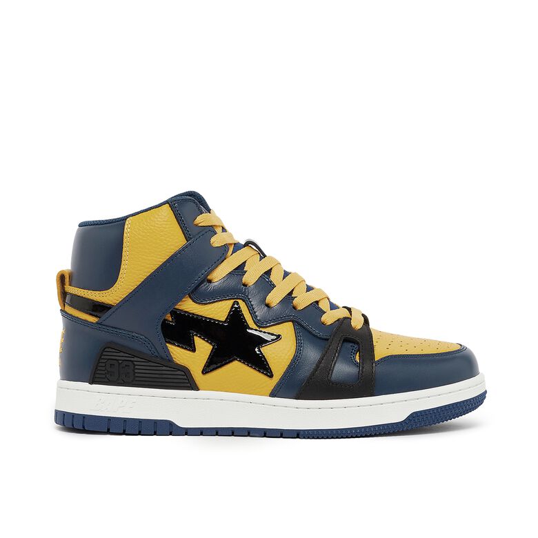 A Bathing Ape Wmns Bape Sta 93 Hi L yellow