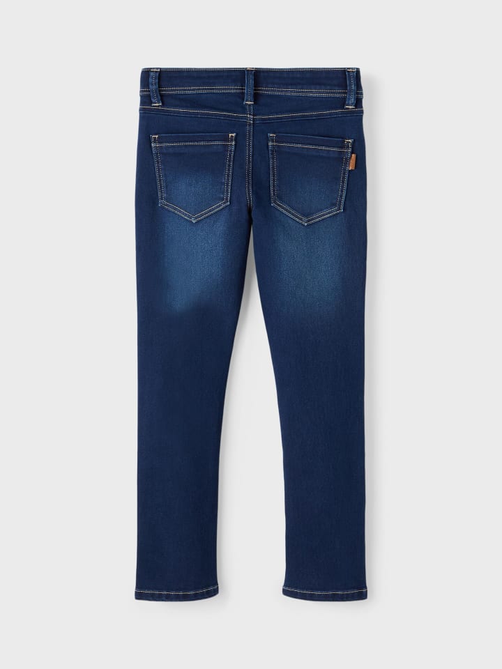 name it Jeans slim fit in dark blue denim günstig kaufen