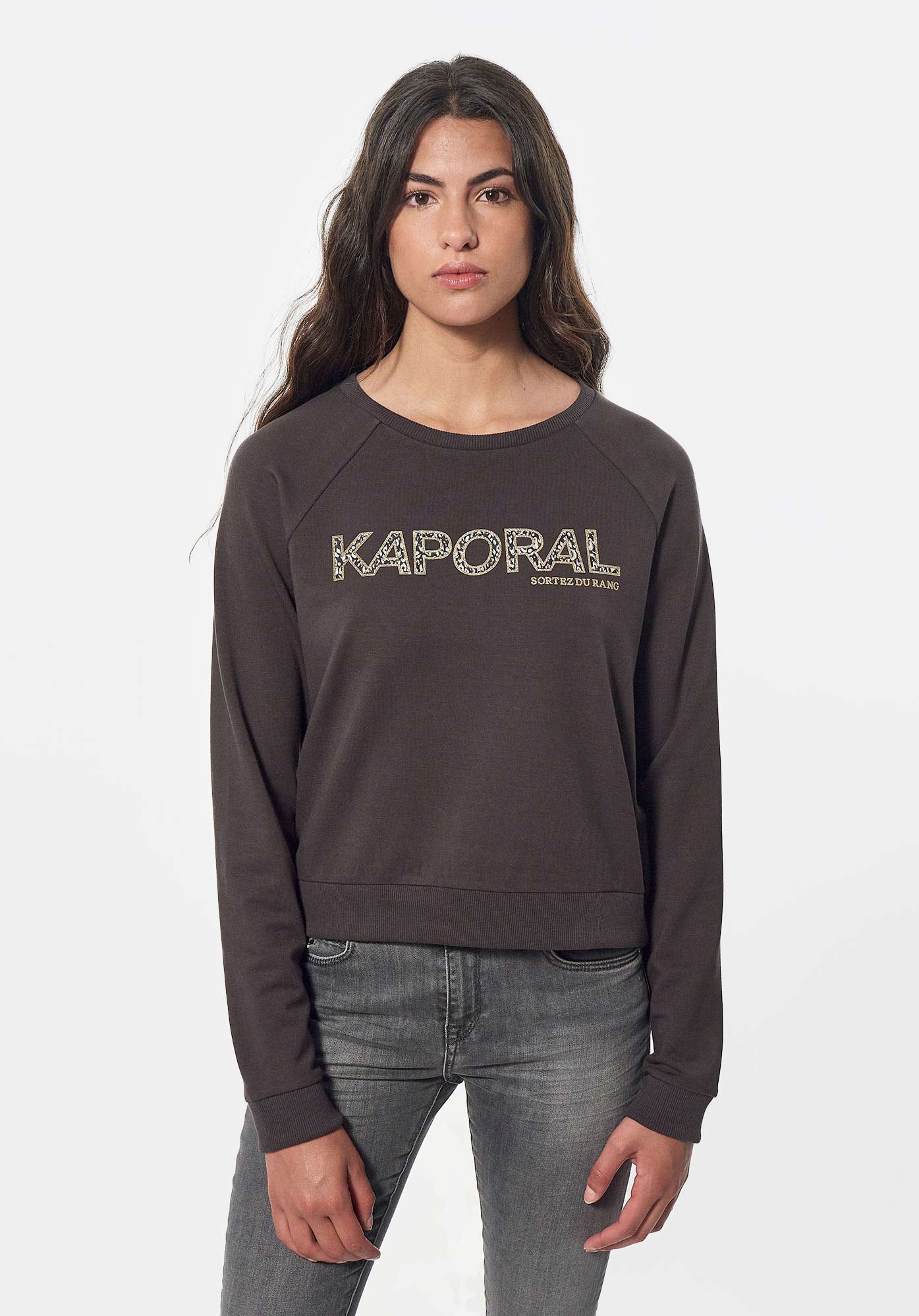 FAUVE  Sweat marron Femme