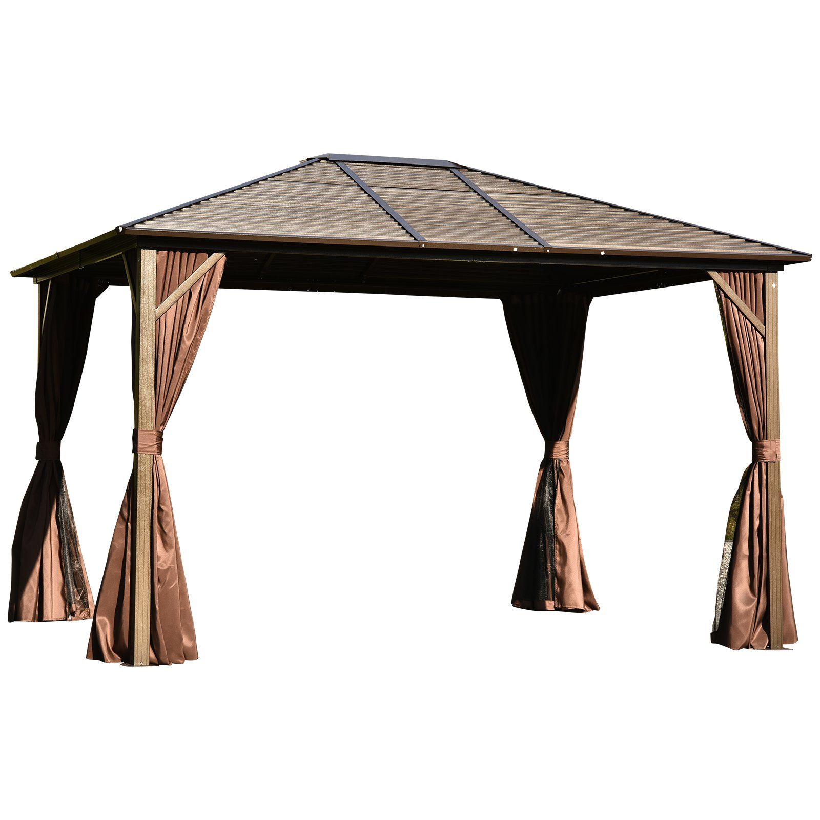 Outsunny Grillpavillon Gartenpavillon