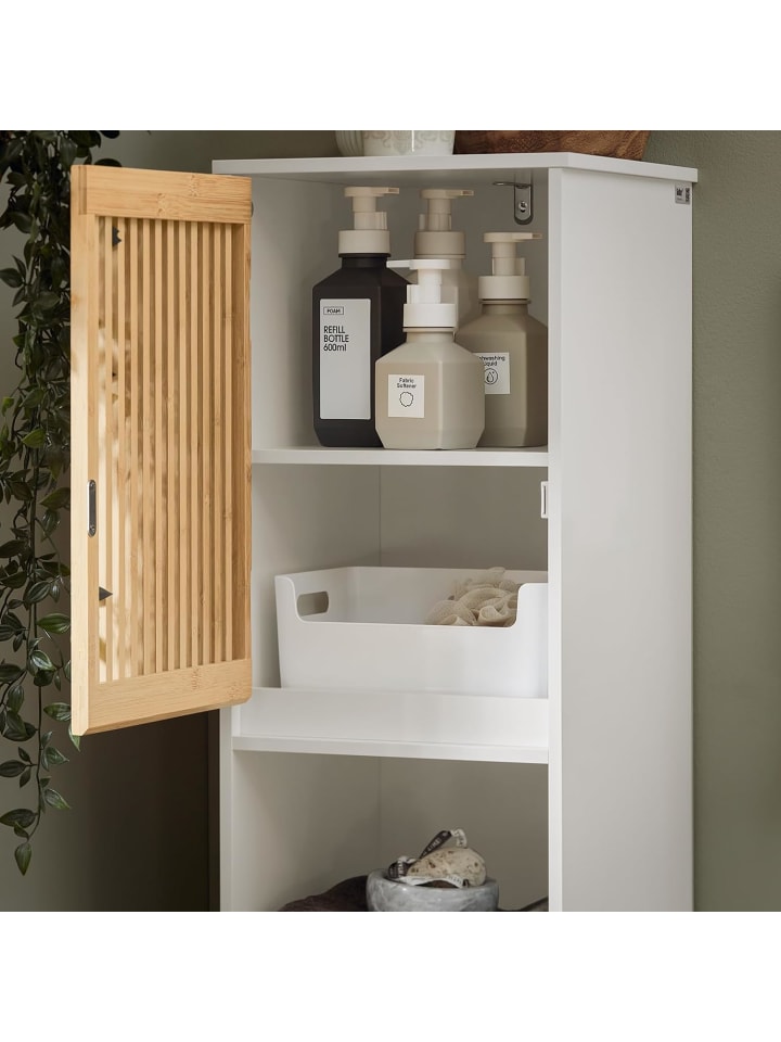 SoBuy Hochschrank in Weiß - (B)33 x (H)165 x (T)33cm günstig kaufen onesize