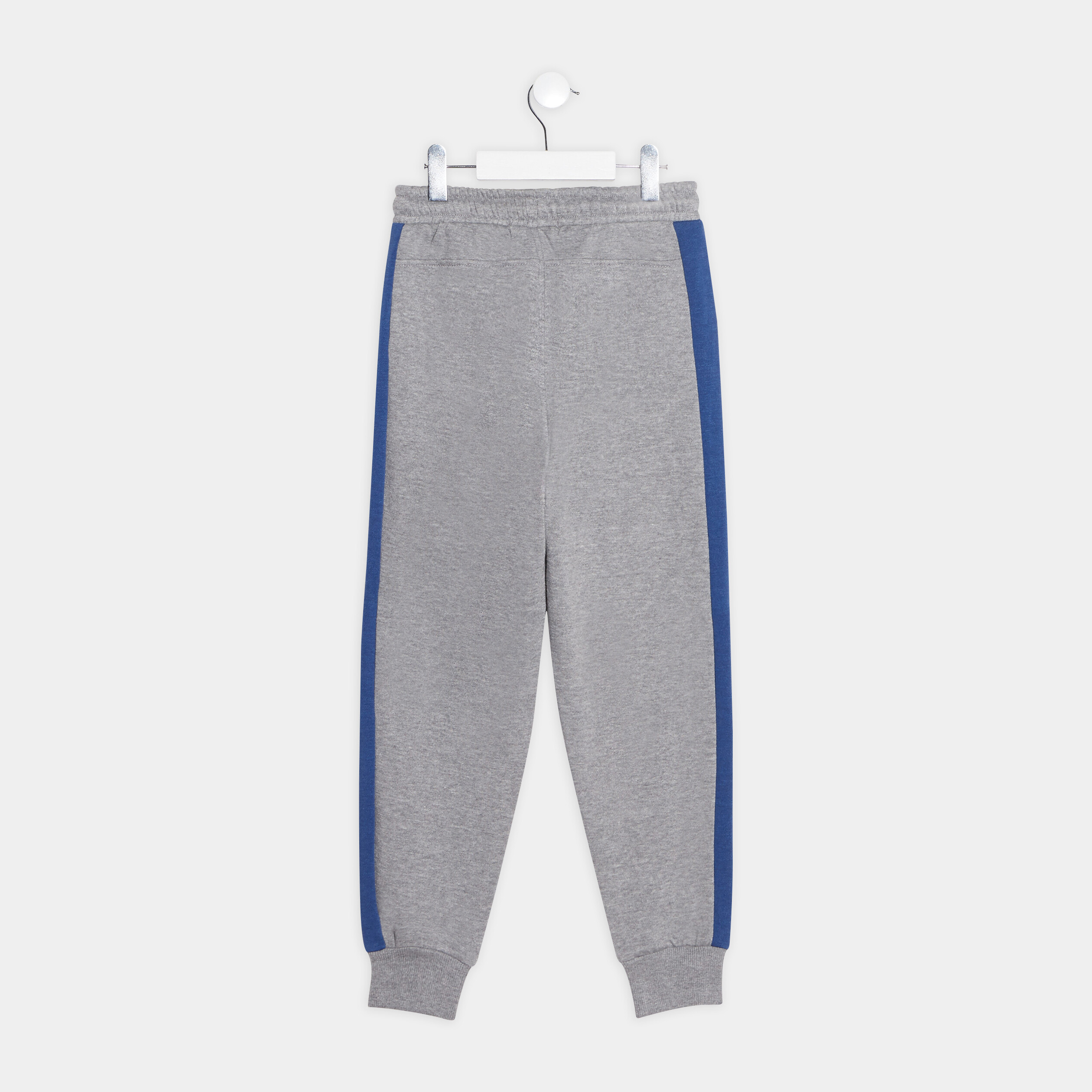 Pantalon jogging molleton gris foncé garçon | La Halle
