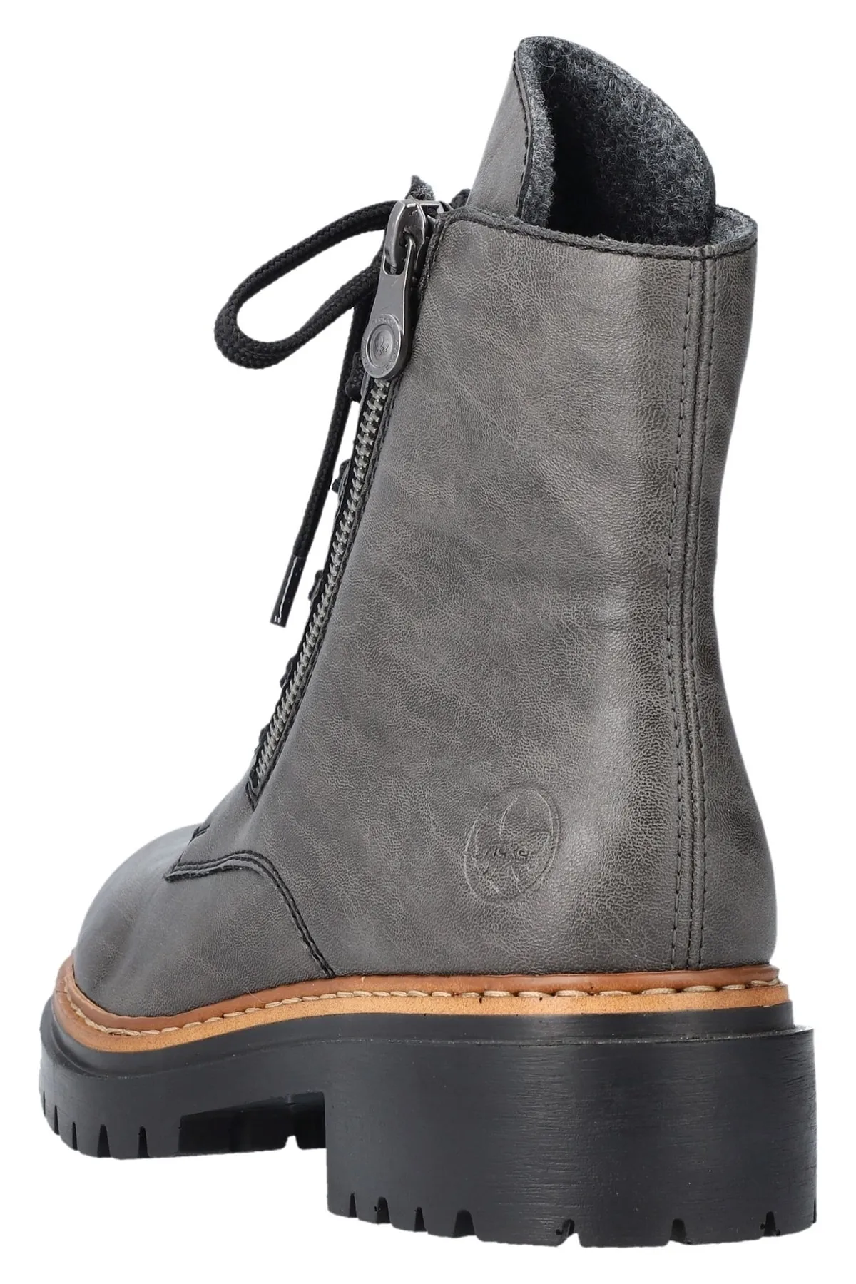 Rieker  Stiefelette - Grau - Blockabsatz