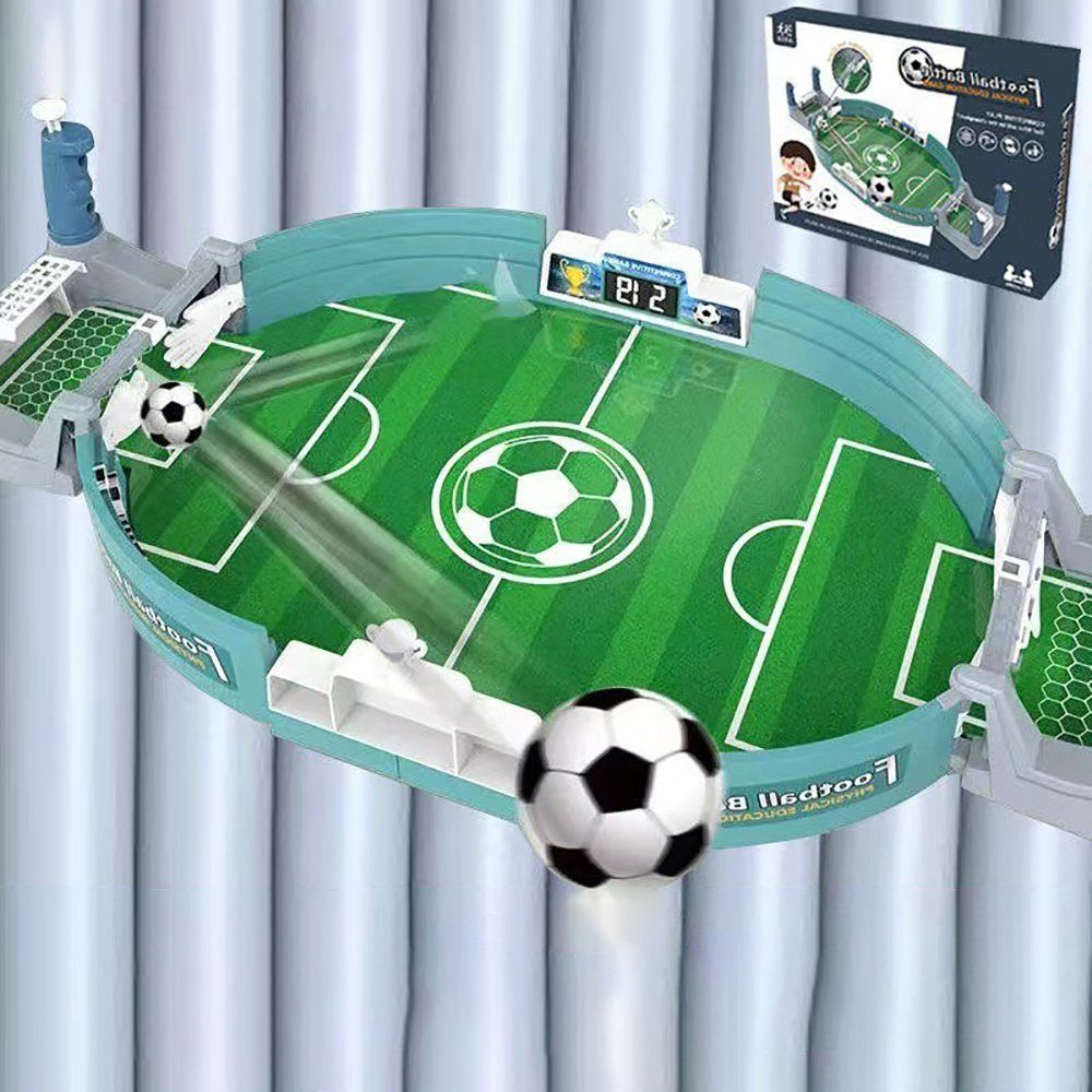 Atoy Mini-Tischkicker Tischfußball-Eltern-Kind-Interaktionsspiel, Mini-Tischfußball, Kommt mit 2 Fußbällen, geeignet für Kinder und Erwachsene