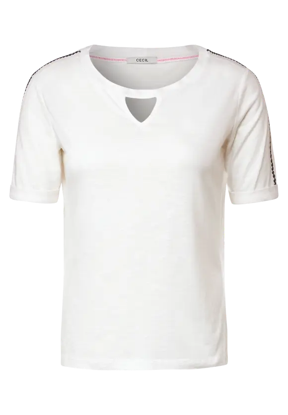 CECIL Stickerei Halbarm Shirt