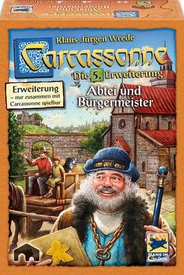 Carcassonne 2. Ed.: Abtei und Bürgermeister (Erw. 5)