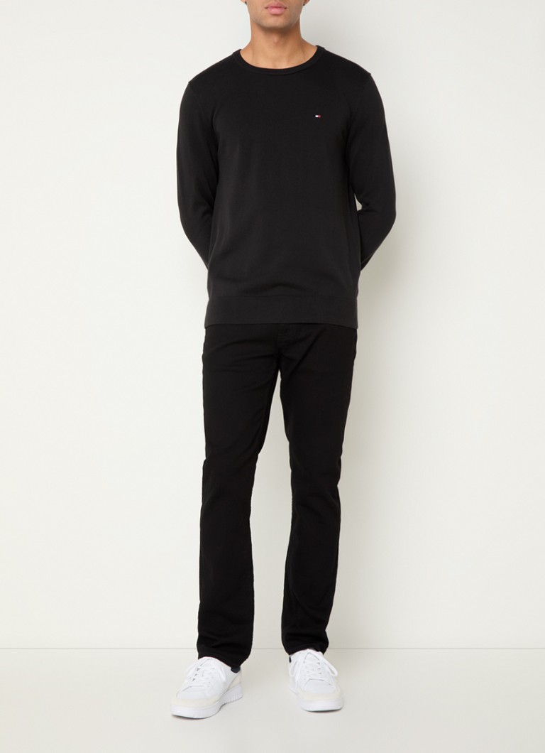 Tommy Hilfiger Essential fine-knit pullover with logo