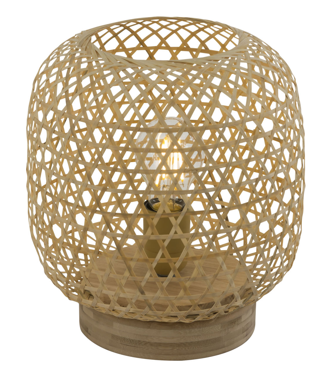 Globo Lighting - MIRENA - Tischleuchte Bambus naturfarben, 1x E27