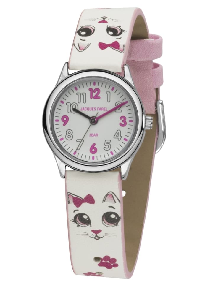 JACQUES FAREL Quarzuhr HCC 561 in Rosa günstig kaufen onesize