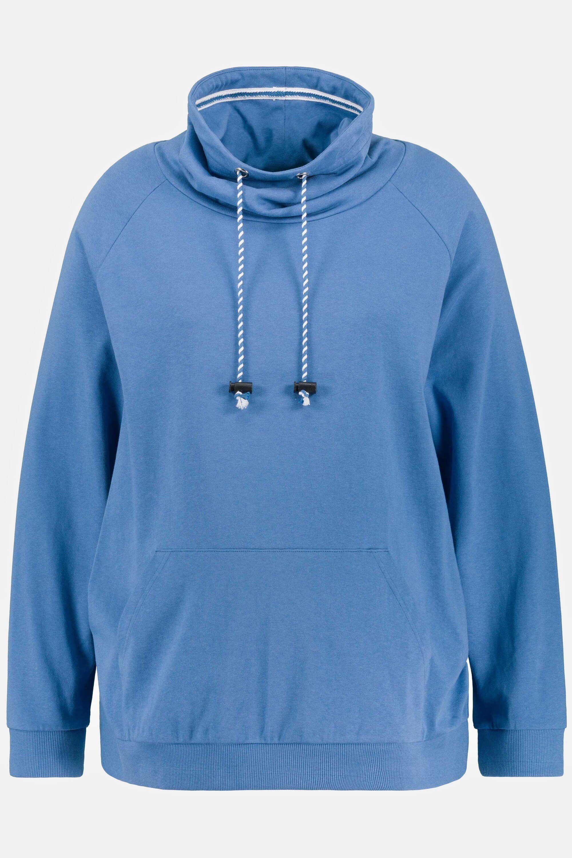 Ulla Popken Umstandssweatshirt Bellieva-Sweatshirt elastische Seitennähte Langarm