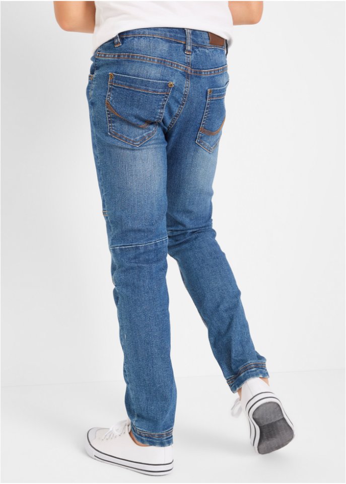 Jungen Jeans mit verstärkter Kniepartie, Regular Fit