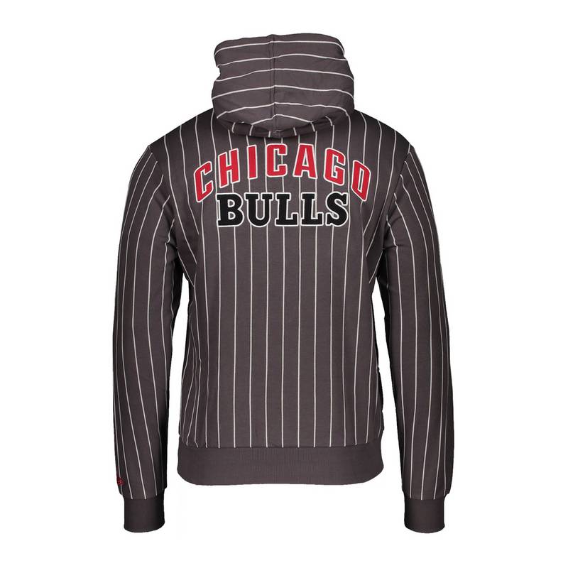 New Era Pinstripe Chicago Bulls Hoody Sweatshirt Herren