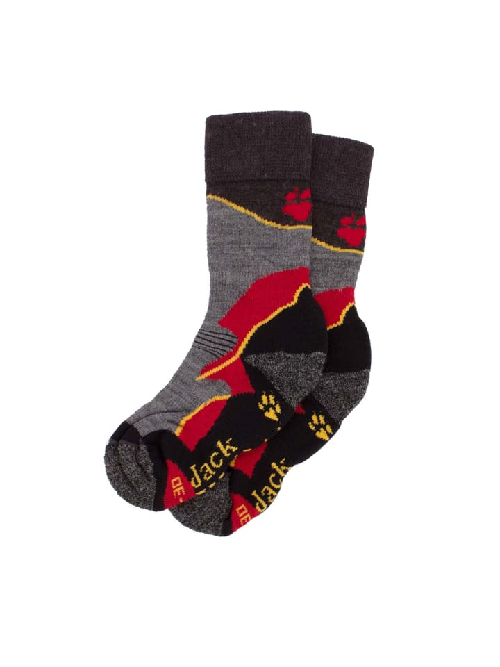 Jack Wolfskin Accessoires Multi-Function socks in Grau günstig kaufen
