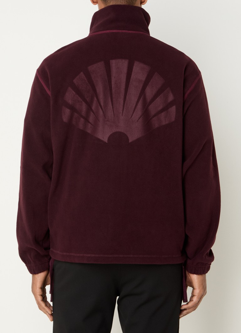 New Amsterdam Surf Association Fleece sweater with half zip and logo