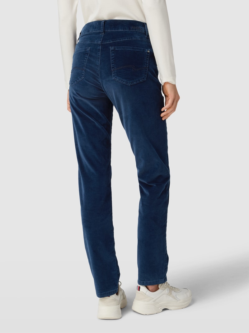 Hose im 5-Pocket-Design Modell 'CICI' in marineblau