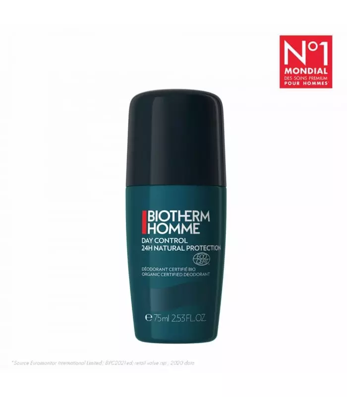 DEODORANT BIO ROLL ON DAY CONTROL Déodorant 24h homme sans sels d'aluminium