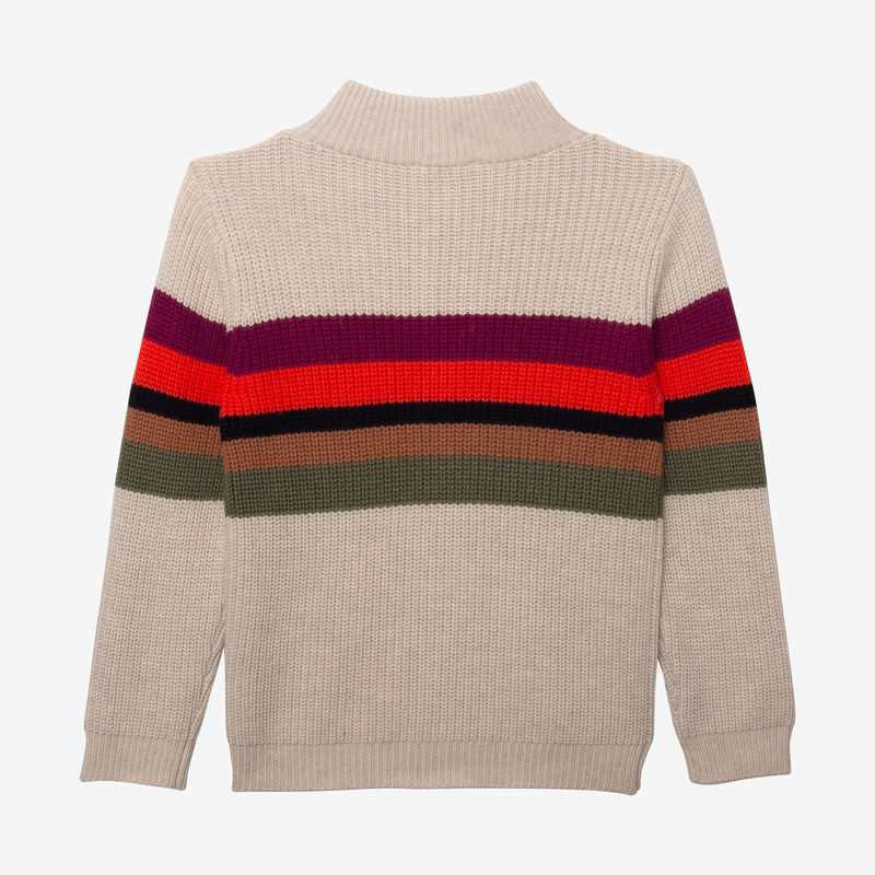 Cardigan garçon rayures gris Catimini