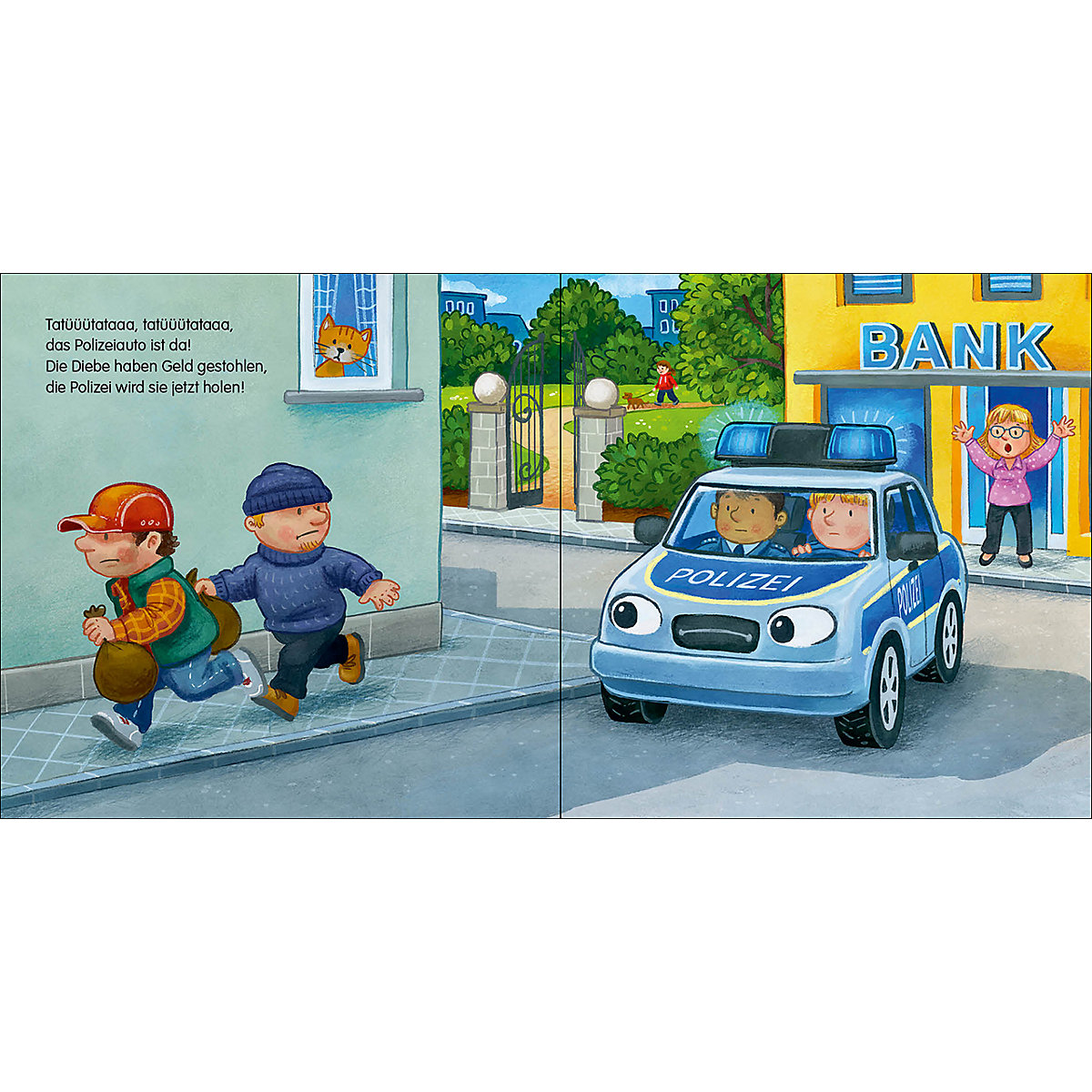 Gute Nacht, kleines Polizeiauto!