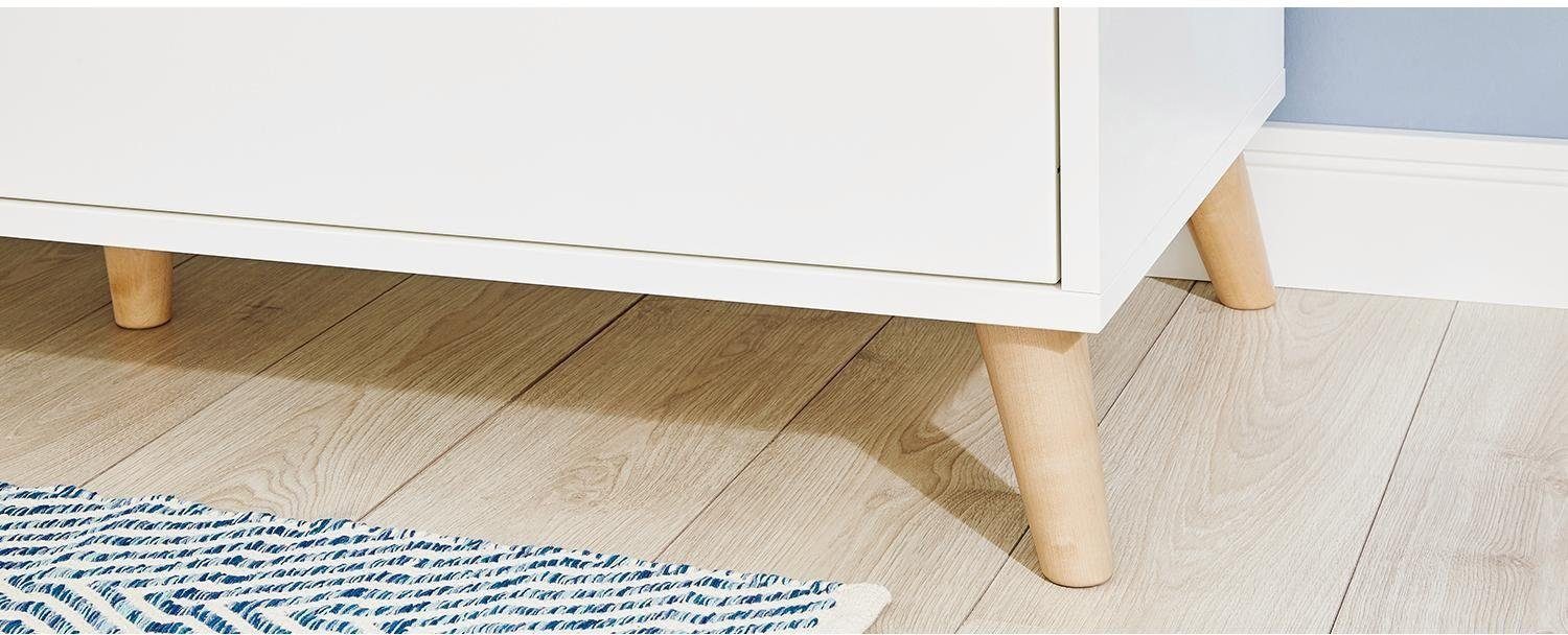 Pinolino® Babyzimmer-Komplettset Move, (Set, 3-St., Kinderbett, Schrank, Wickelkommode), breit groß; mit Kinderbett, Schrank und Wickelkommode; Made in Europe