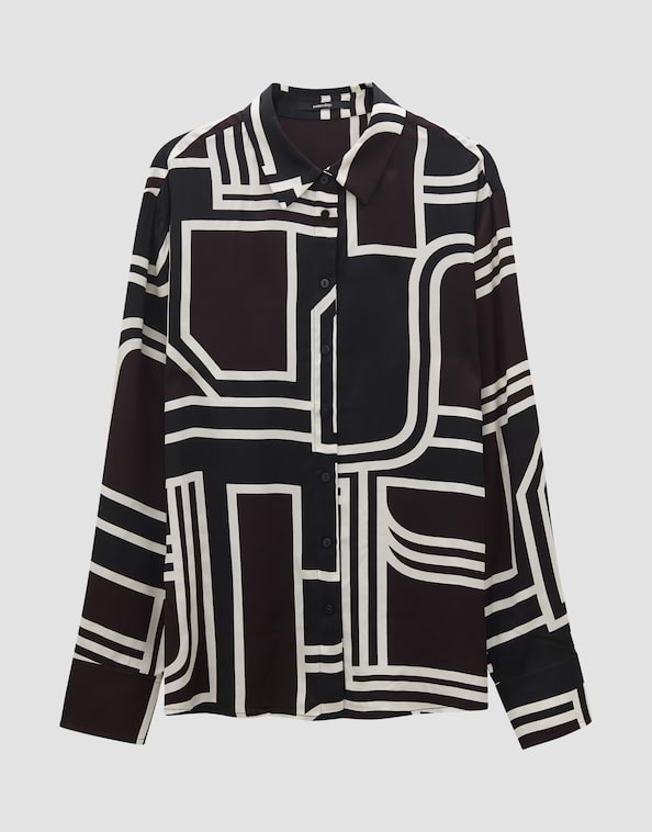 Satinbluse Zirvea