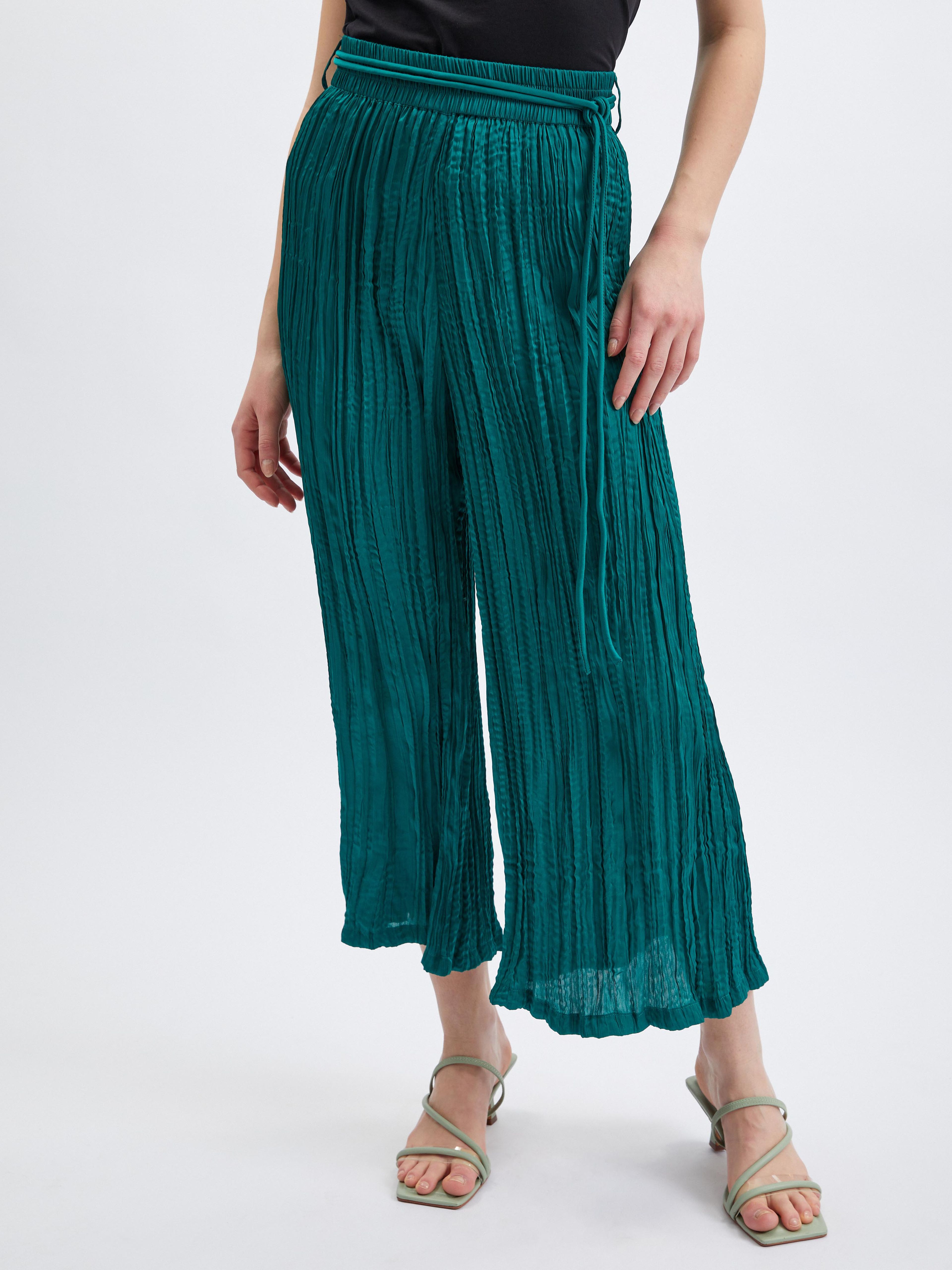 Dunkelgrüne Damenhose ORSAY