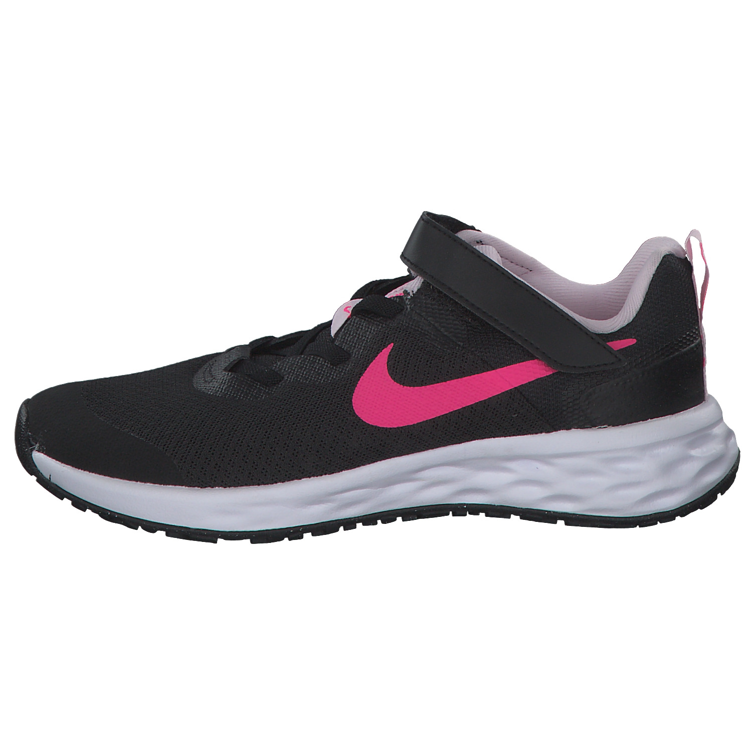Nike Revolution 6 DD1095 W, Sneakers Low, Kinder, black/hyper pink-pink foam