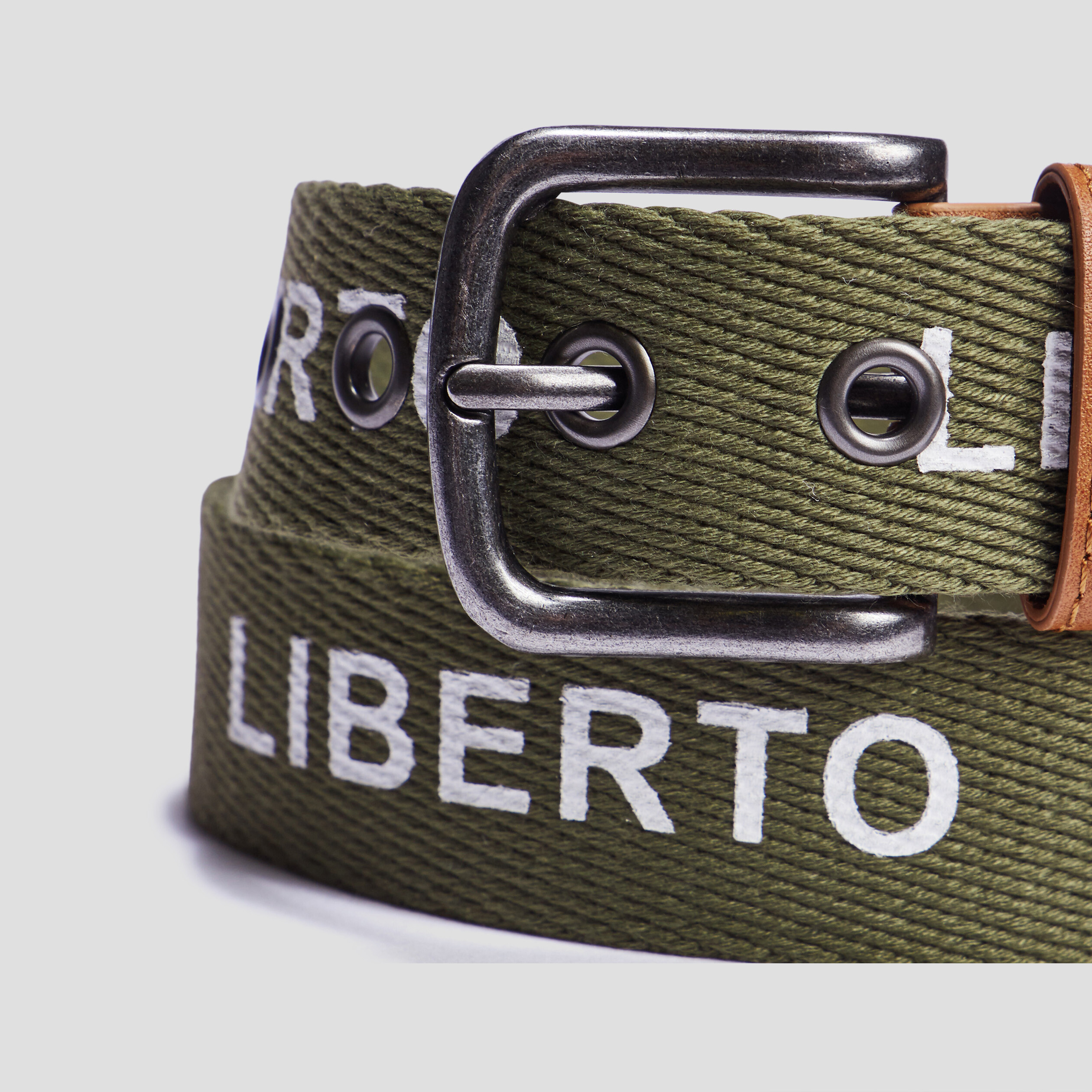 Ceinture Liberto vert kaki garçon | La Halle