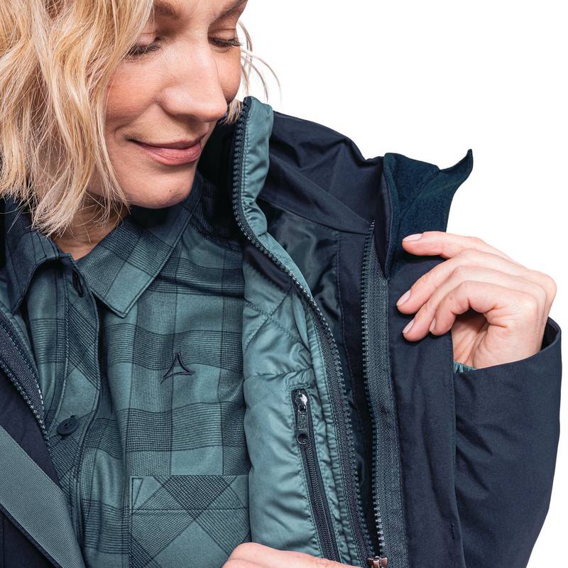 Schöffel 3in1 Parka Barth L Doppeljacke Damen