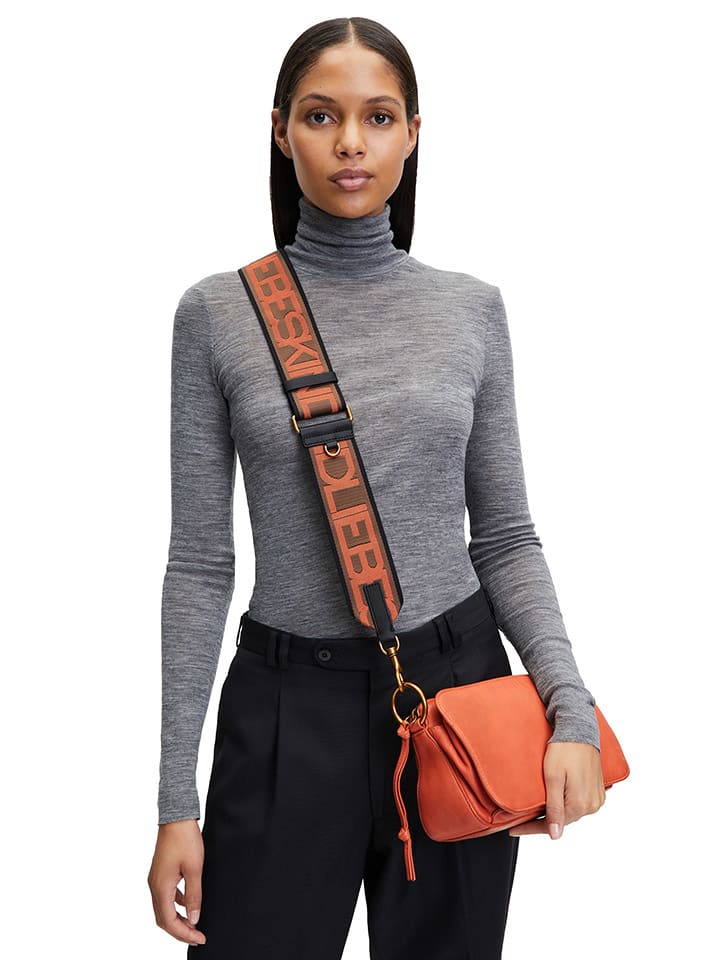 LIEBESKIND BERLIN Umhängeriemen in Braun/ Orange - (L)110 cm günstig kaufen onesize