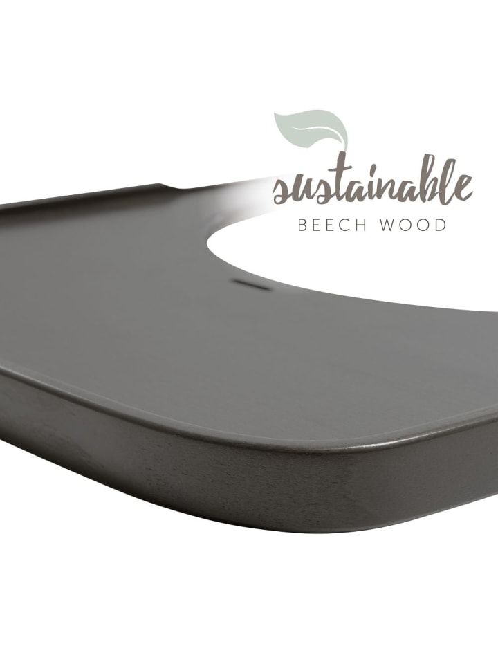 Hauck Essbrett & Tisch aus Holz für Alpha Hochstühle in braun,schwarz günstig kaufen onesize
