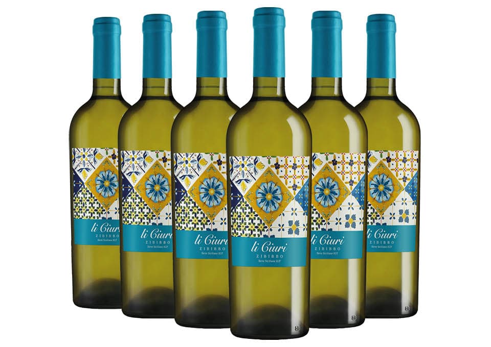 Terre Siciliane Zibibbo IGT 2022 Li Ciuri 6 bouteilles de 0,75 ℓ