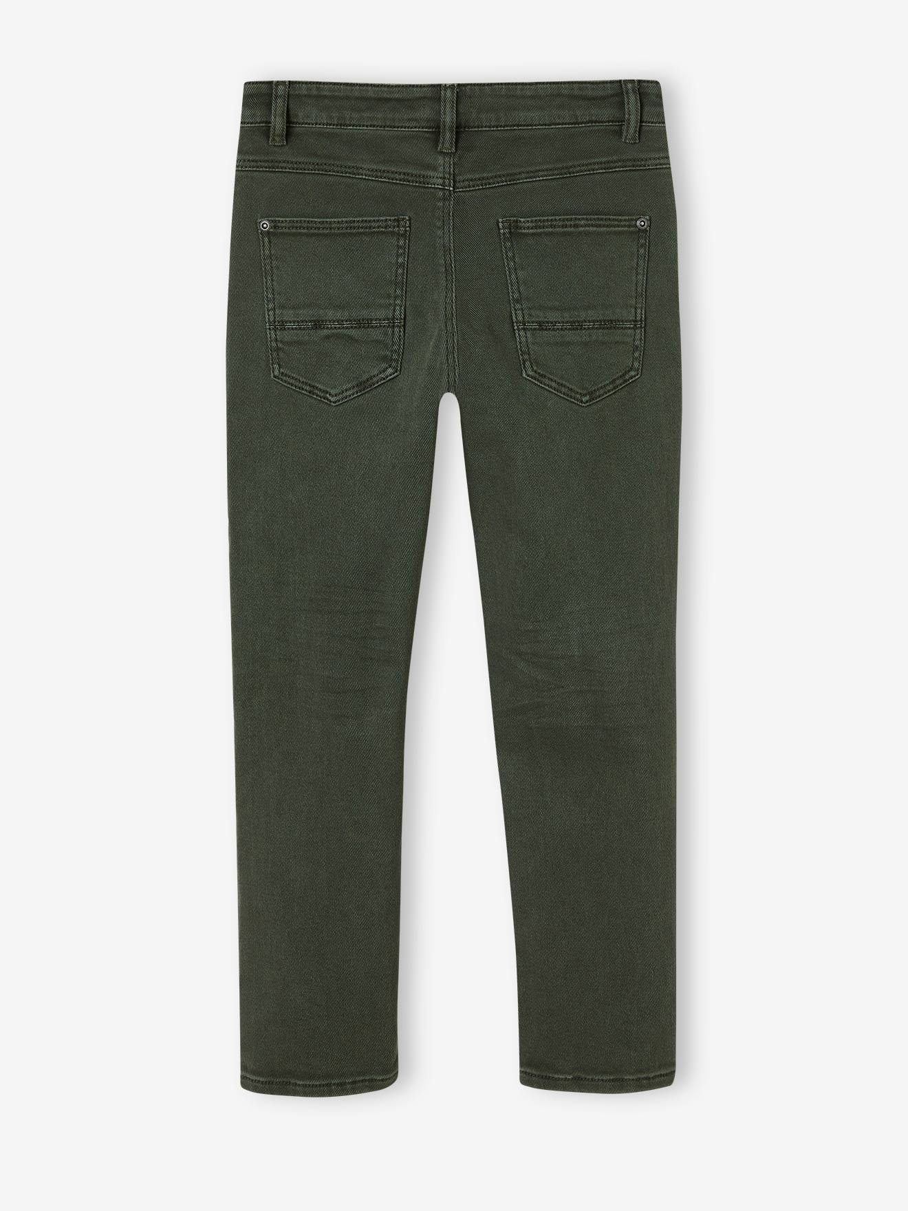 Vertbaudet Jungen Slim-Fit-Hose, Hüftweite REGULAR - schokolade