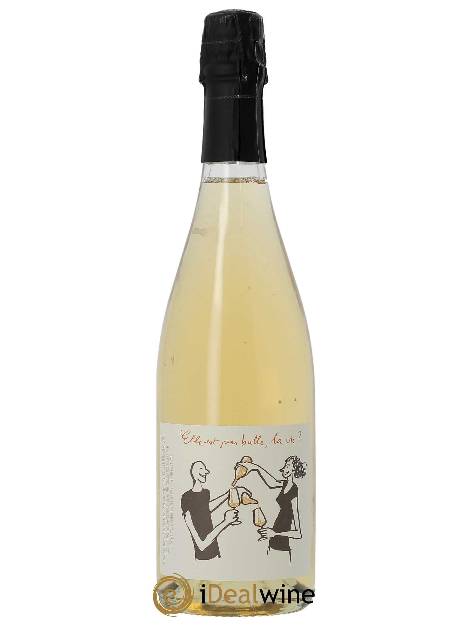 Vin de France Elle est pas bulle la vie? Catherine et Pierre Breton  2022 - Lot de 1 Bouteille