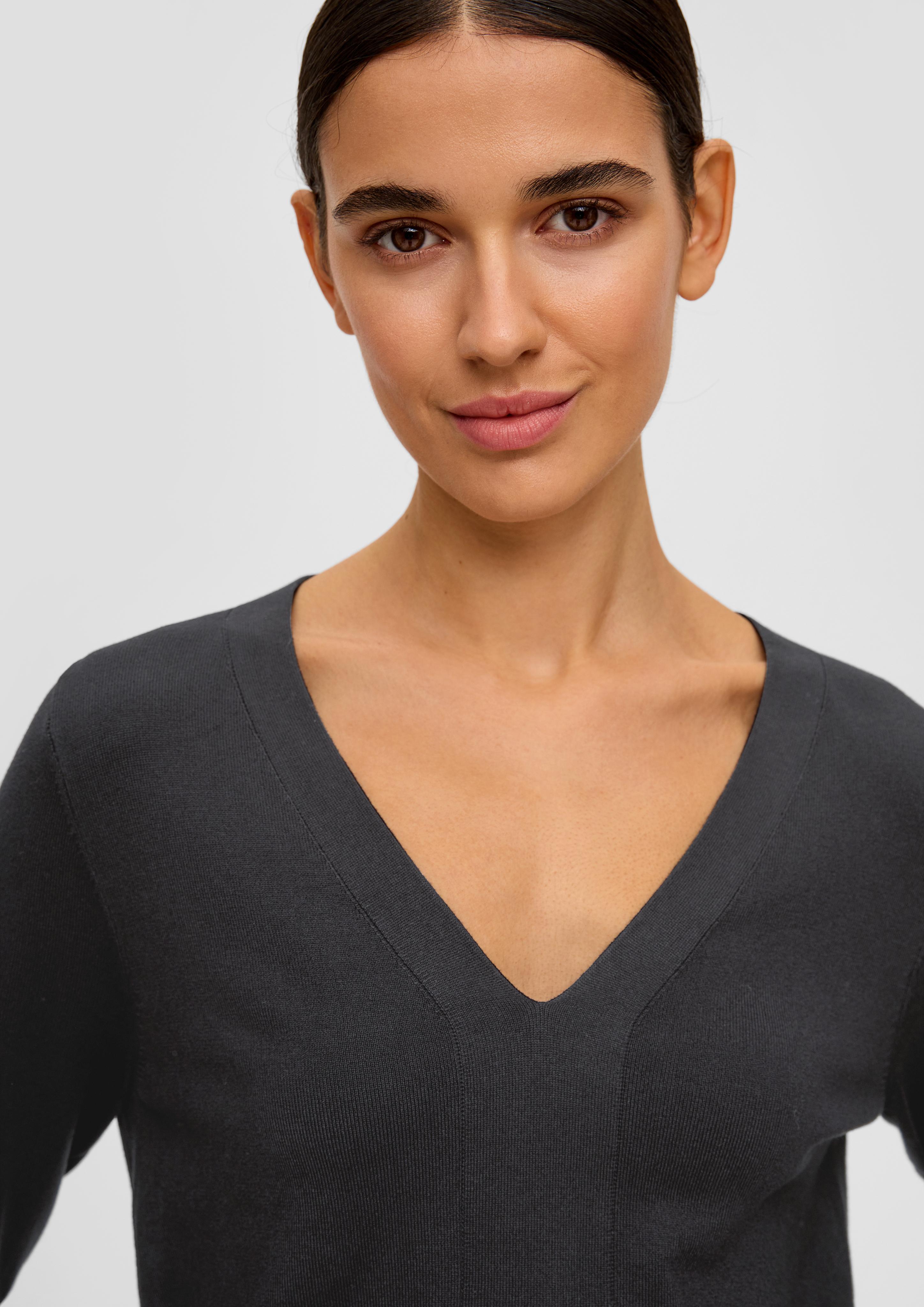 Feinstrickpullover aus Viskosemix  2121649-9999