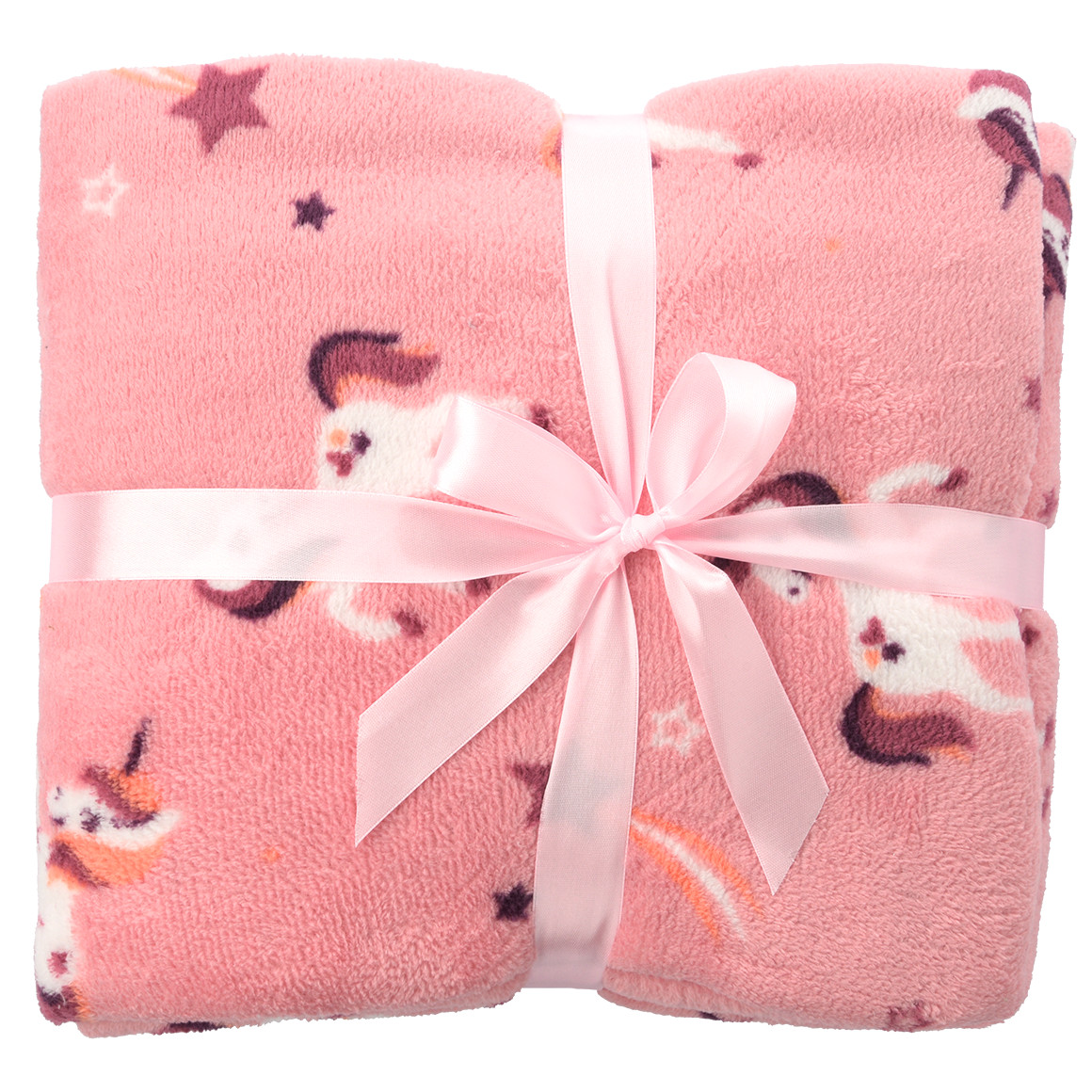 Kuscheldecke mit Einhorn-Motiv