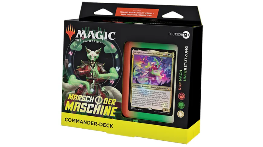 Magic: The Gathering Marsch der Maschine Commander-Deck 3 Ruf nach Unterstützung und Sammler-Booster-Probepackung