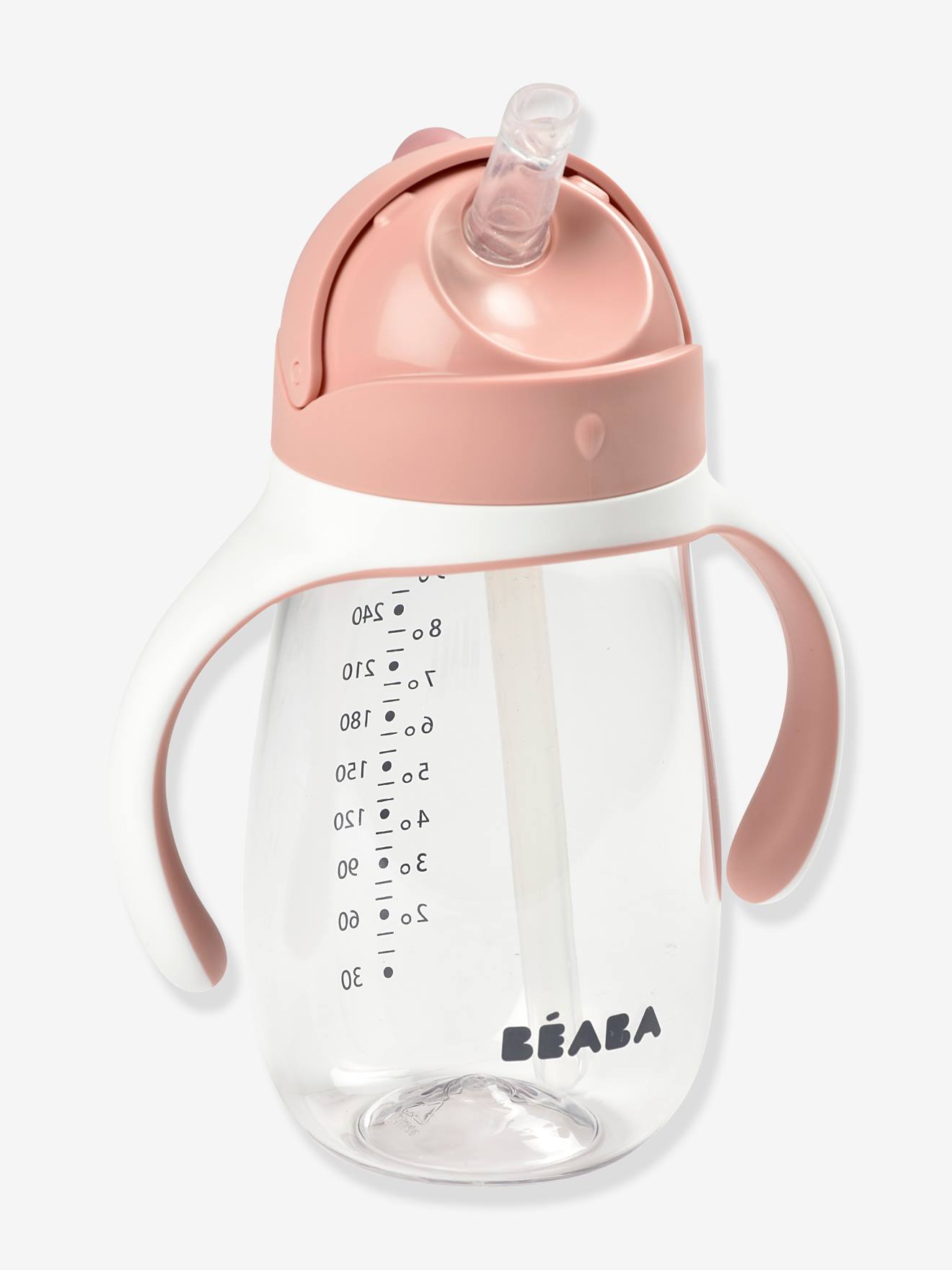 Beaba Baby Trinklernbecher mit Trinkhalm BEABA, 300 ml - blau