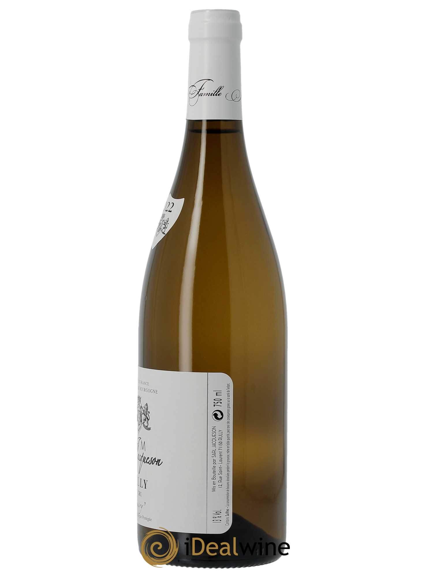 Rully 1er Cru Vauvry Paul & Marie Jacqueson  2022 - Lot de 1 Bouteille