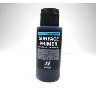Vallejo Metal Color Gloss Black Primer 60 ml