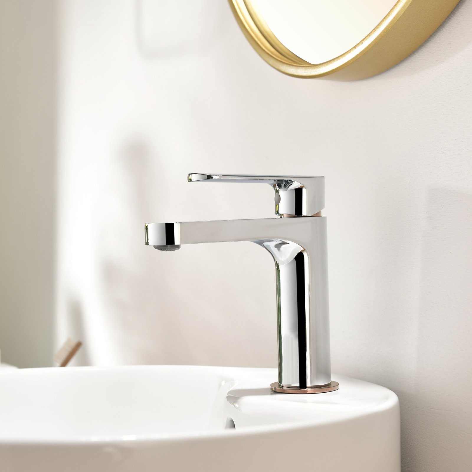 Auralum Waschtischarmatur Waschbecken Wasserhahn Bad Waschtisch Mischbatterie Badezimmer Badarmatur