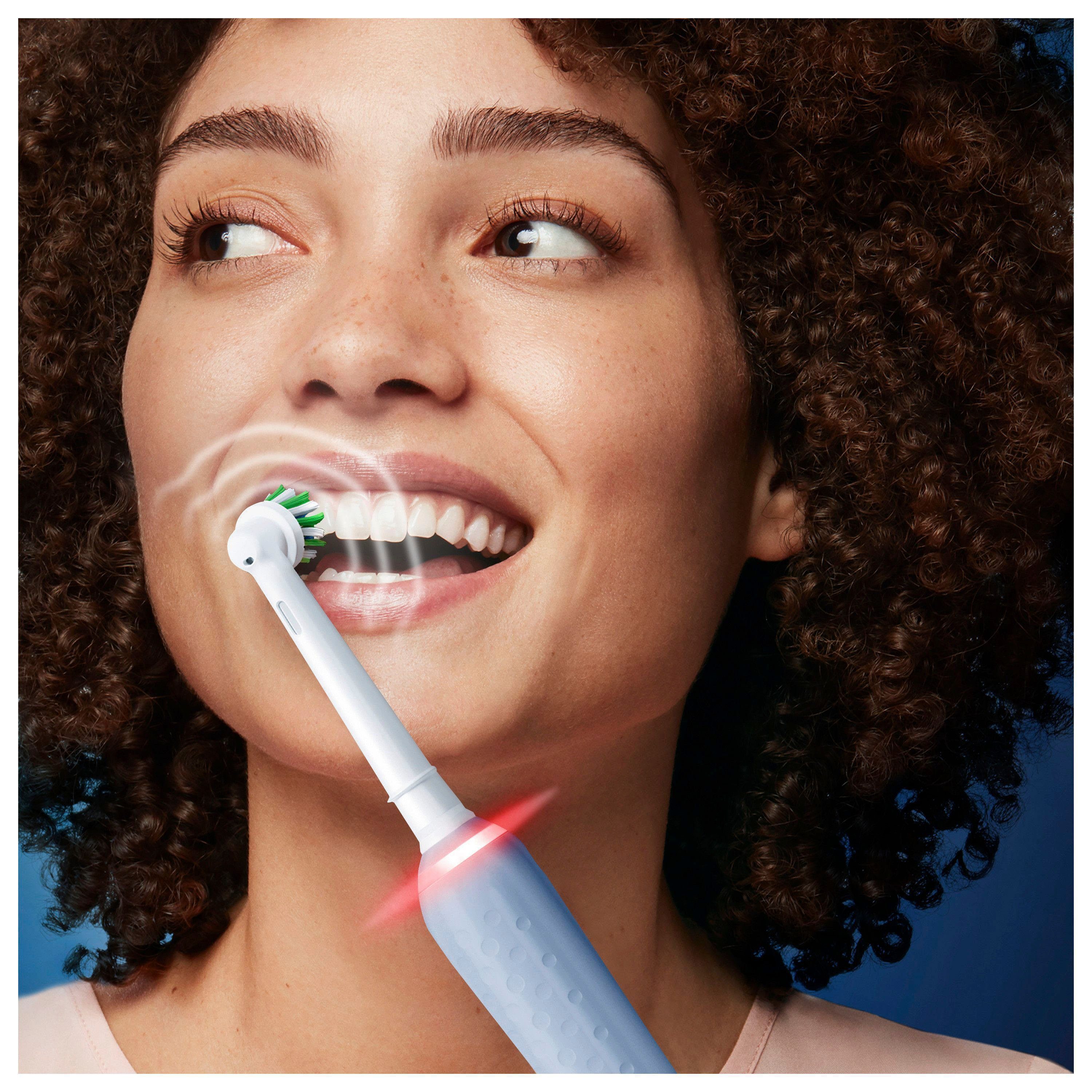 Oral-B Elektrische Zahnbürste 3 3000, Aufsteckbürsten: 2 St., 3 Putzmodi