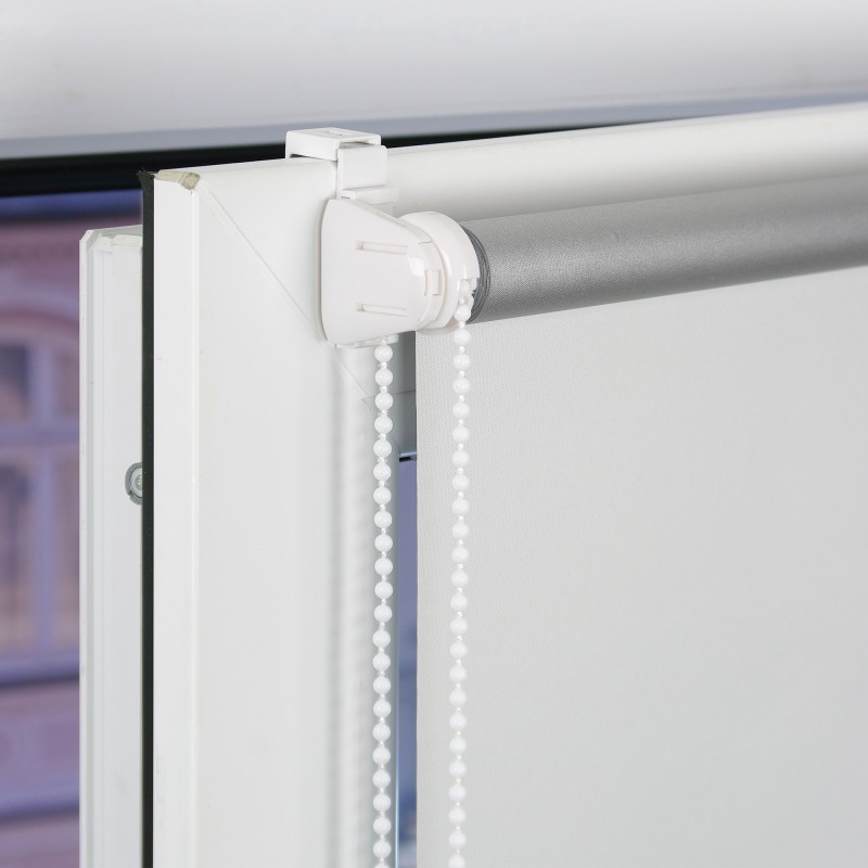 Powertec Bella Casa Klemmfix-Rollo, ca.150x45cm, Weiß