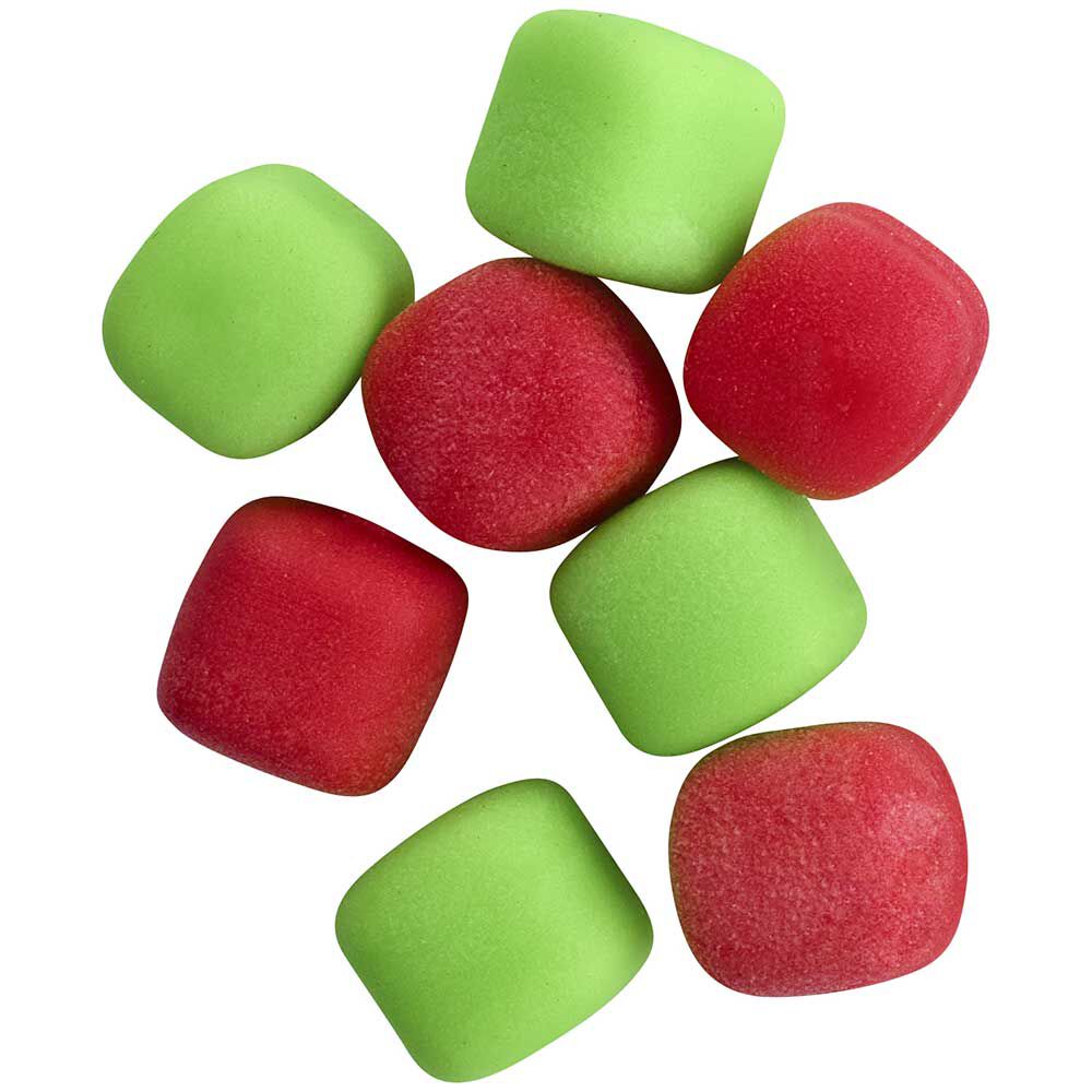 Imitation d'appât rok zig cube mix popup rouge-verte