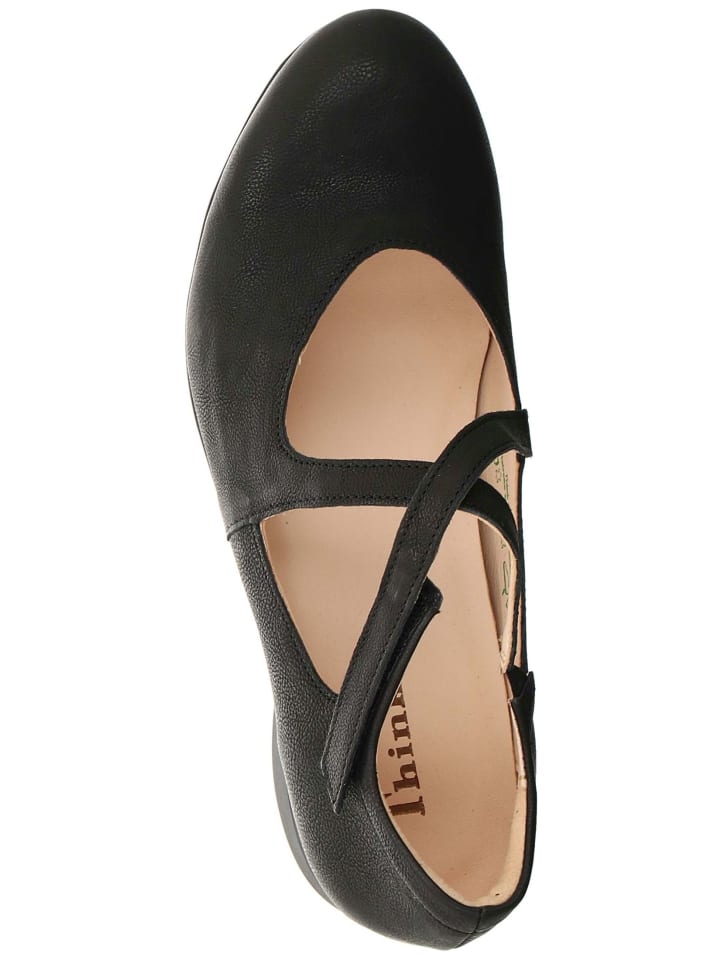Think! Ballerinas in Schwarz günstig kaufen