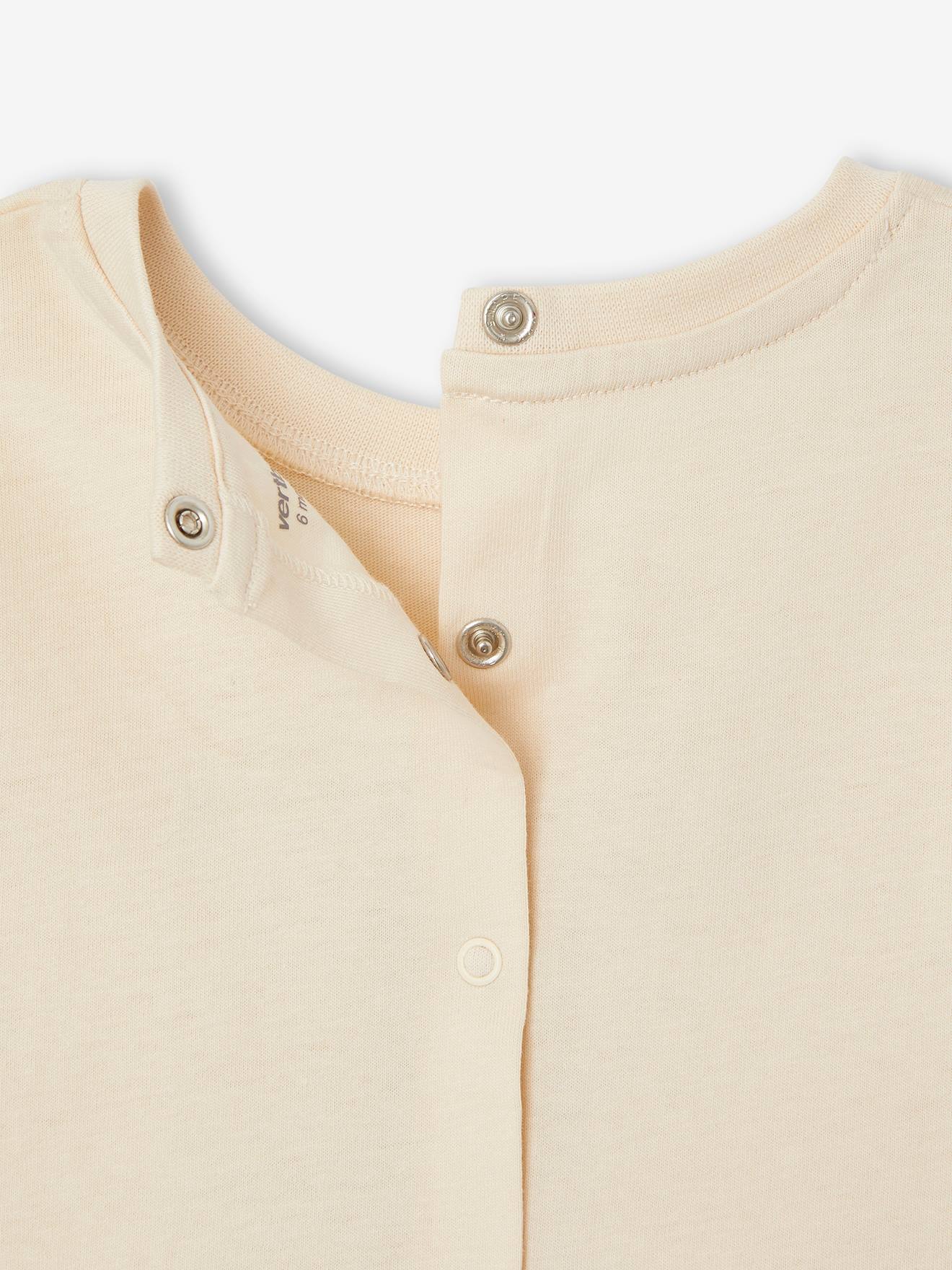 Vertbaudet 2er-Pack Baby Shirts BASIC - grün gestreift