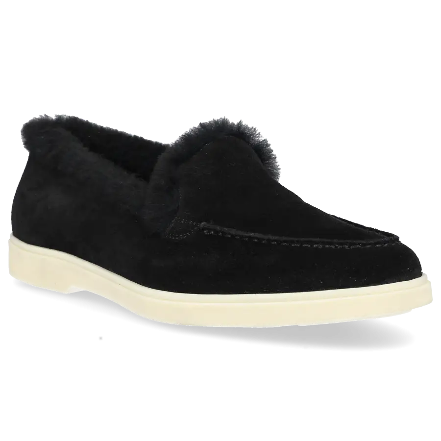 Santoni - Stiefeletten 58888 Veloursleder - schwarz