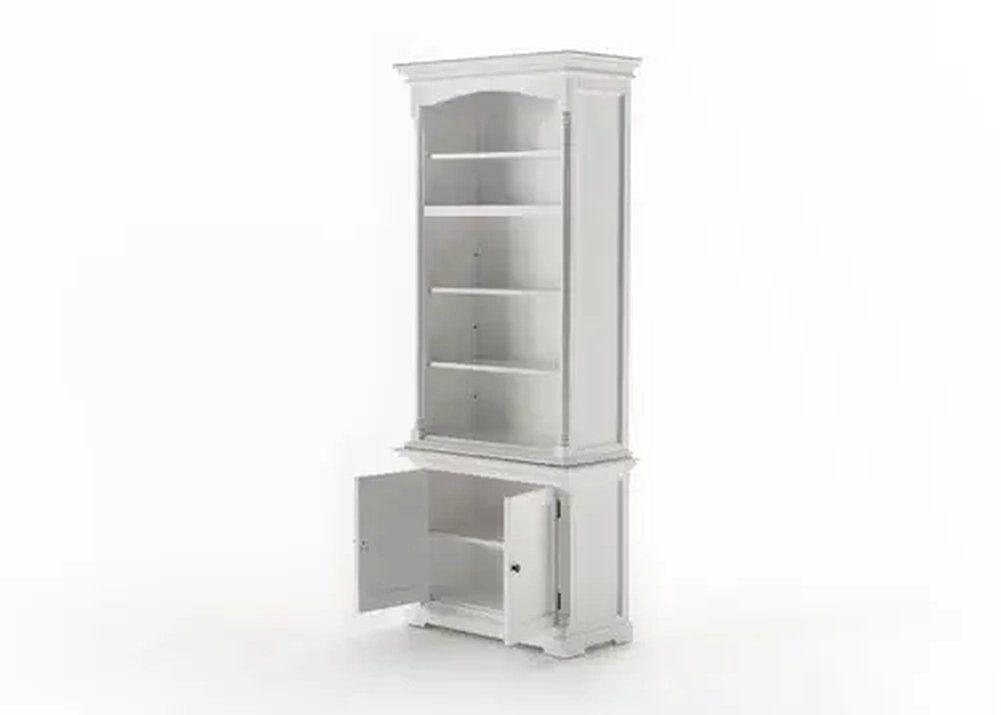 Novasolo Küchenbuffet Provence Verstellbare Regale, Single-Bay Hutch Kabinett