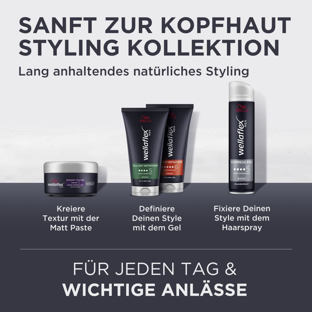 Wellaflex MEN Dynamic Texture Matte Paste 75 ml