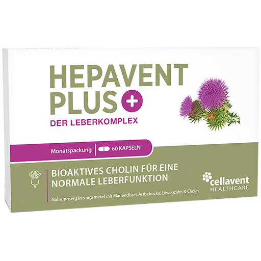 HEPAVENT Plus Leber Cholin Mariendis.Artisch.Kaps.  60 St  Kapseln