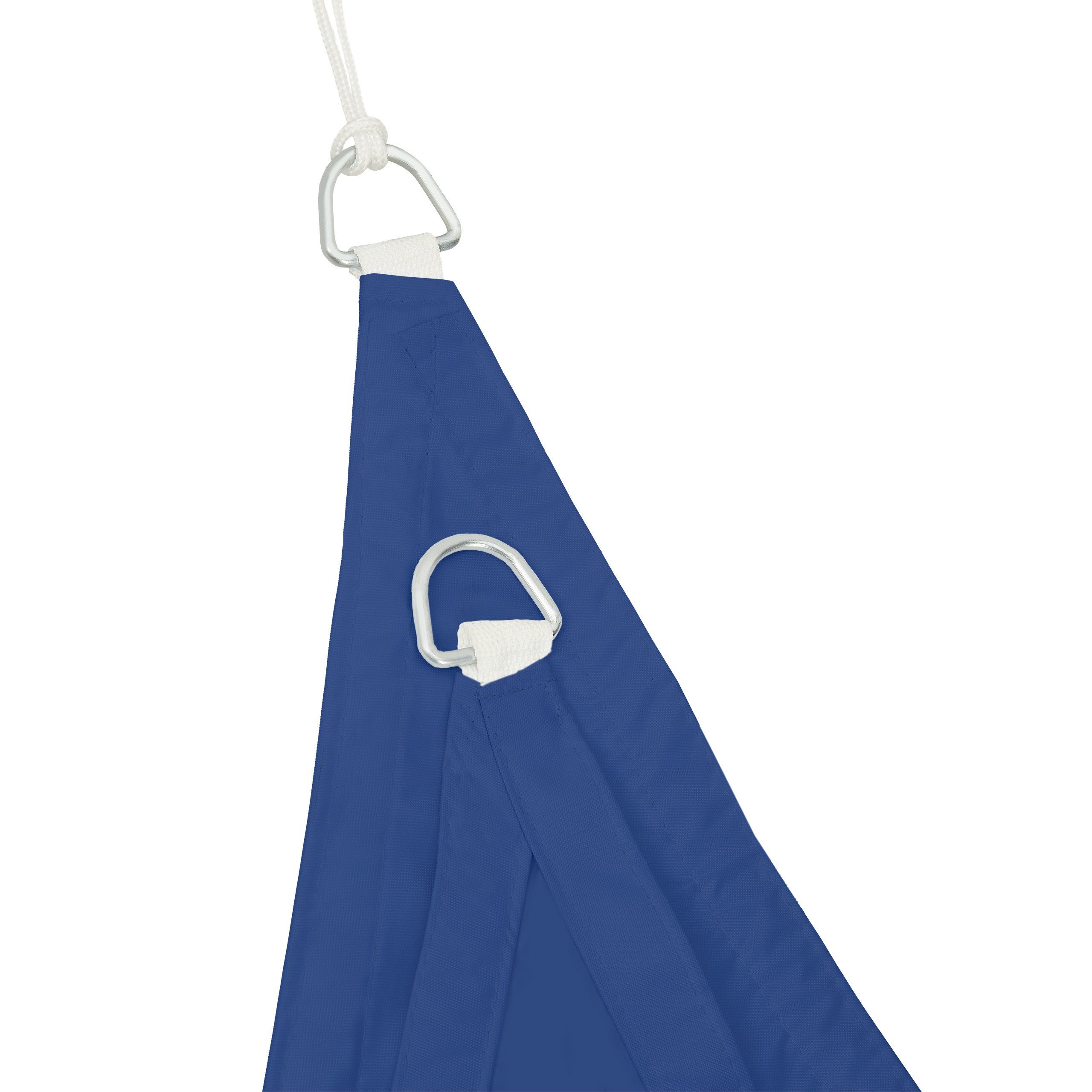 relaxdays Sonnensegel Sonnensegel dunkelblau dreieckig, 3 x 3 x 3 m